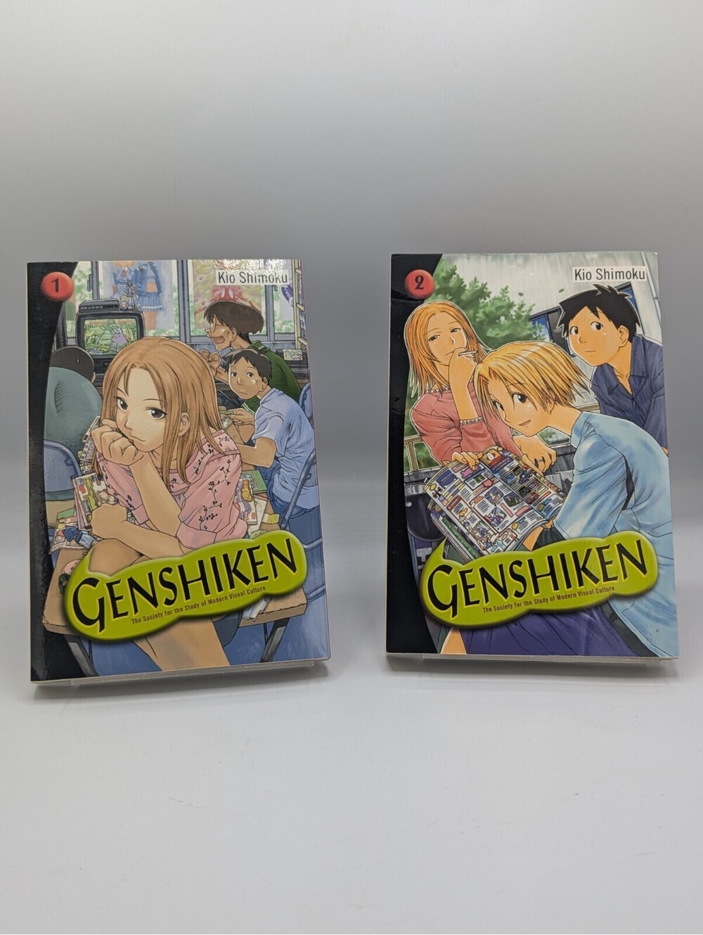 Genshiken Vol. 1 & 2 Lot Manga English -  Kio Shimoku Volume 1 & 2